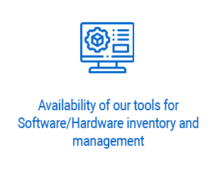 Availability of our tools for software/hardware inventory and management