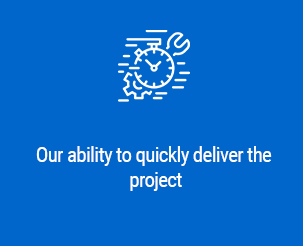 our ability to quickly deliver the project